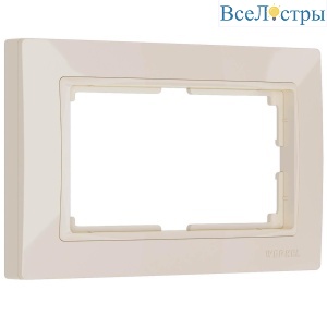 Рамка для двойной розетки Werkel Snabb basic слоновая кость W0082003 4690389161506