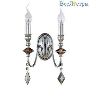 Бра Crystal Lux MERCEDES AP2 CHROME/SMOKE