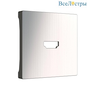 Накладка Werkel для розетки HDMI глянцевый никель WL02-HDMI-CP 4690389119569