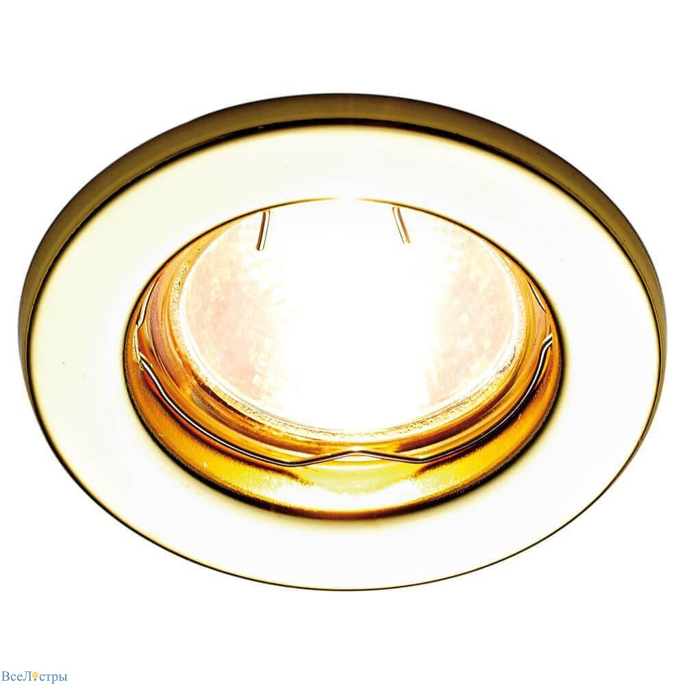 встраиваемый светильник ambrella light classic ft9210 gd