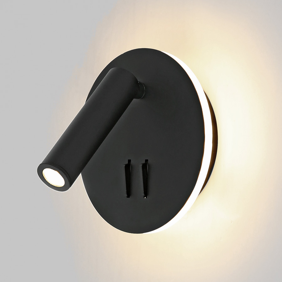 спот imex spy led il.0005.2101-r bk