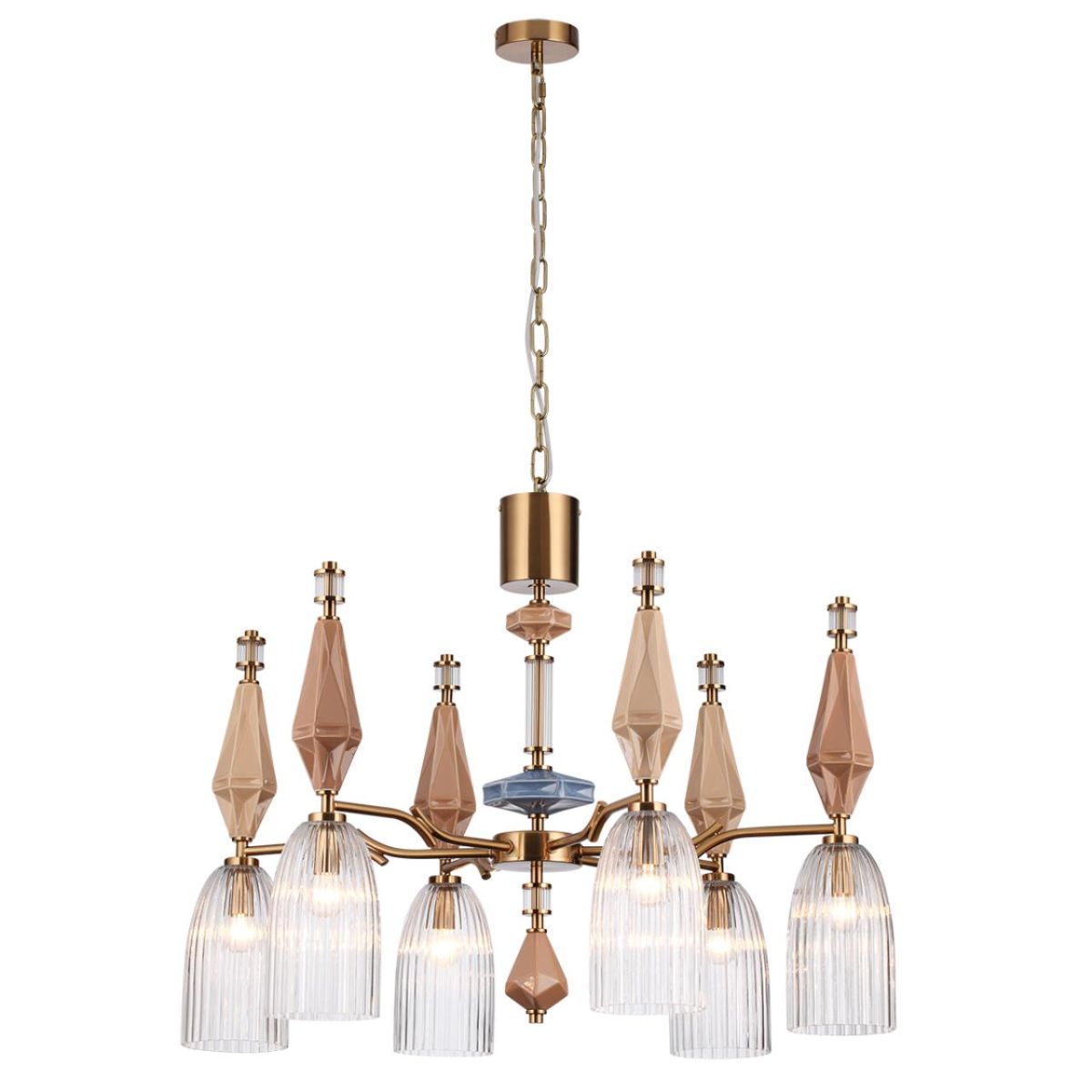подвесная люстра odeon light modern terra 5414/6