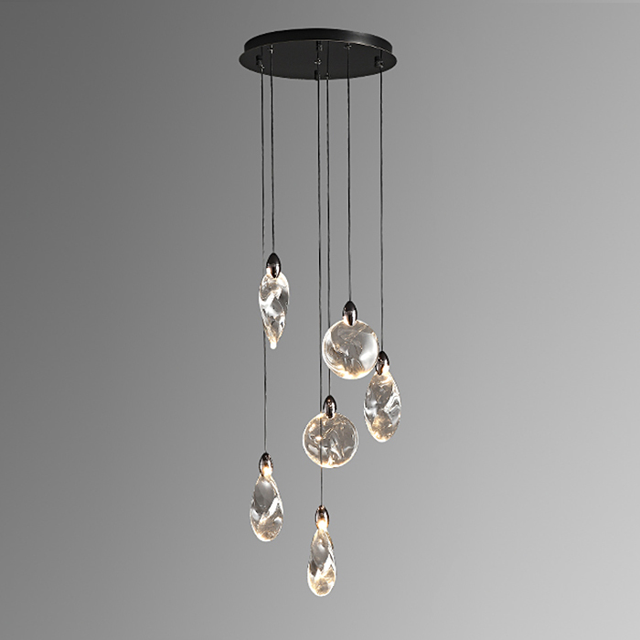 подвесной светильник delight collection colvin mt9176-6h pearl black