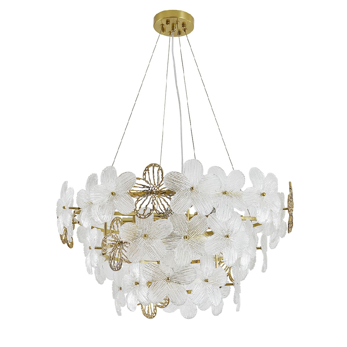 подвесная люстра indigo fiori 12049/8p brass v000555
