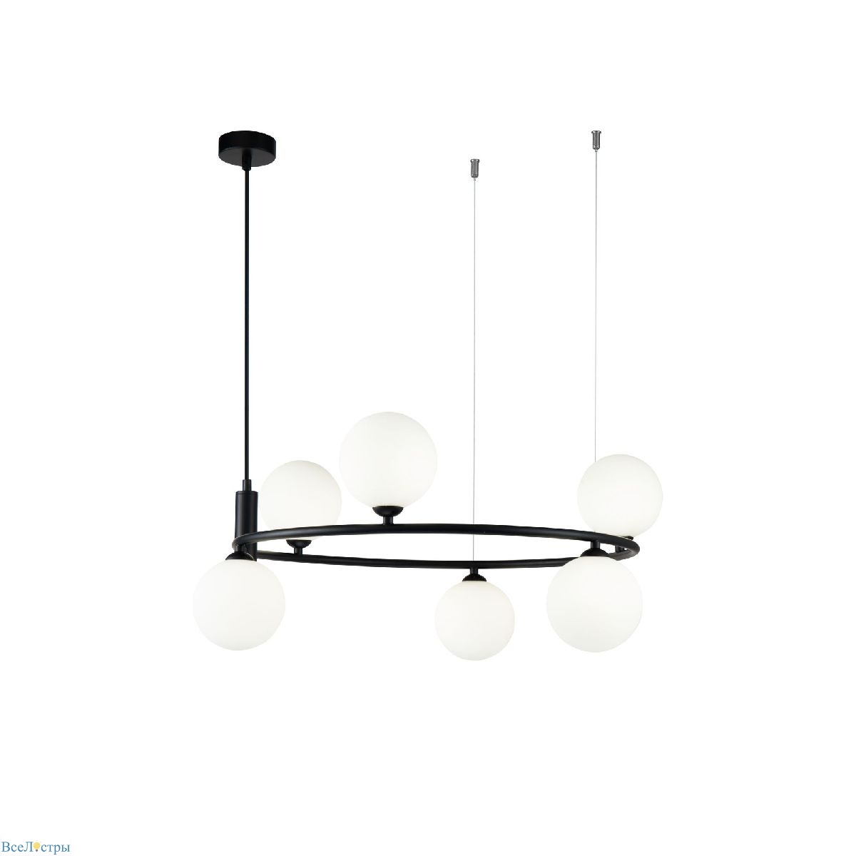 подвесная люстра maytoni ring mod013pl-06b
