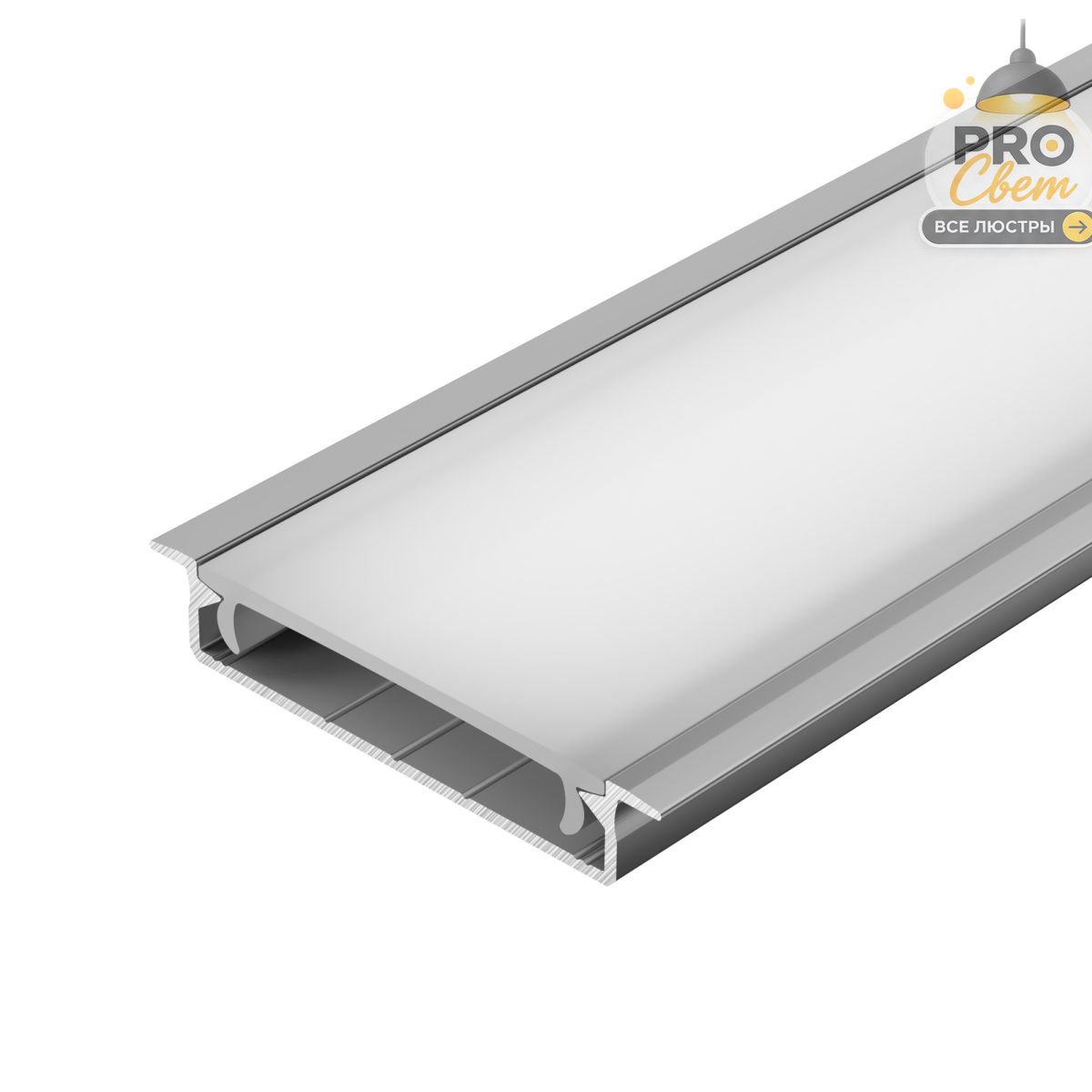 профиль arlight sl-linia40-f-h9-2000 anod (алюминий) 063906