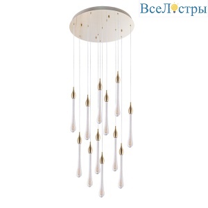 Каскадная люстра Arte Lamp Raindrop A1803LM-36PB