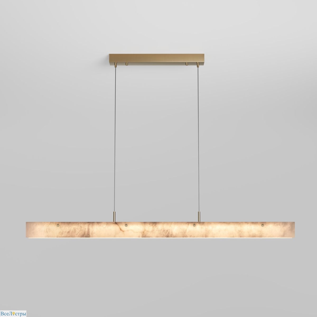 подвесной светильник eurosvet alabaster 604053 led латунь/ алебастр a072022