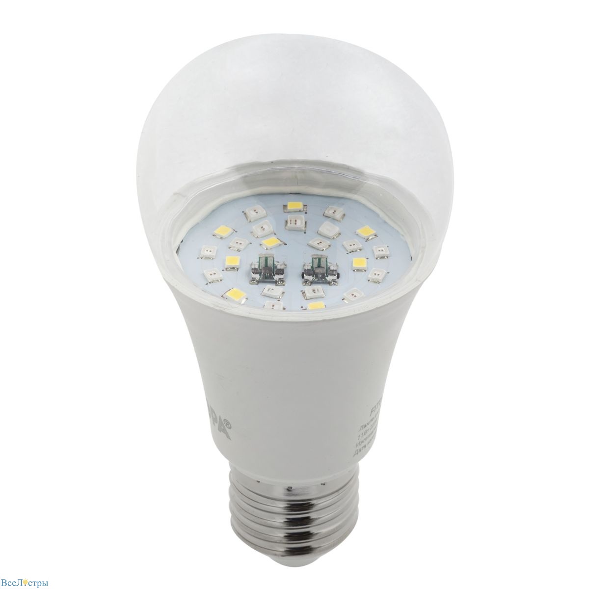 фитолампа для растений эра fito-11w-ra90-e27 б0050603