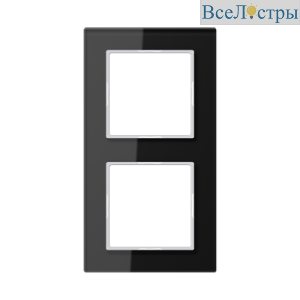 Рамка двухместная Jung AC582GLSW