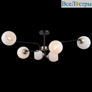 Люстра на штанге Illumico IL0249-6CSQ-79 BK AB