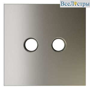 Накладка для розетки телевизионной оконечной TV+SAT Voltum S70 (шелк) VLS001604