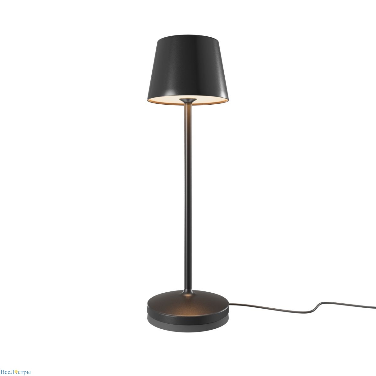 настольная лампа с аккумулятором maytoni nook mod494rl-l1bk