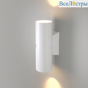 Уличный настенный светодиодный светильник Elektrostandard Liberty 35124/U белый a060097