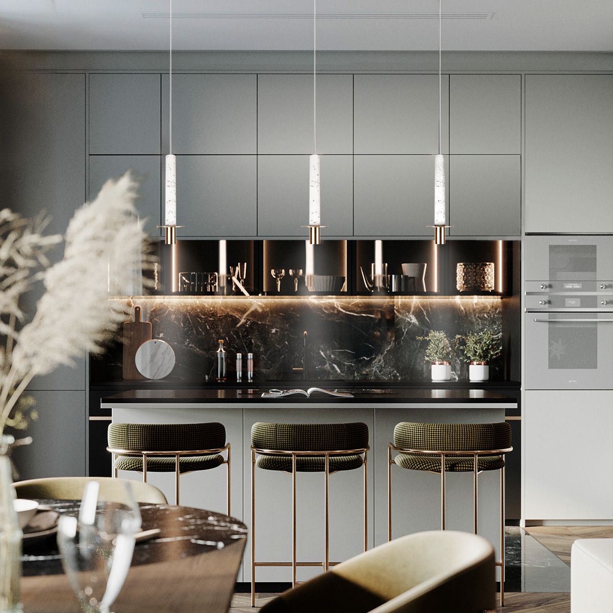 подвесной светодиодный светильник loft it lava 10361d