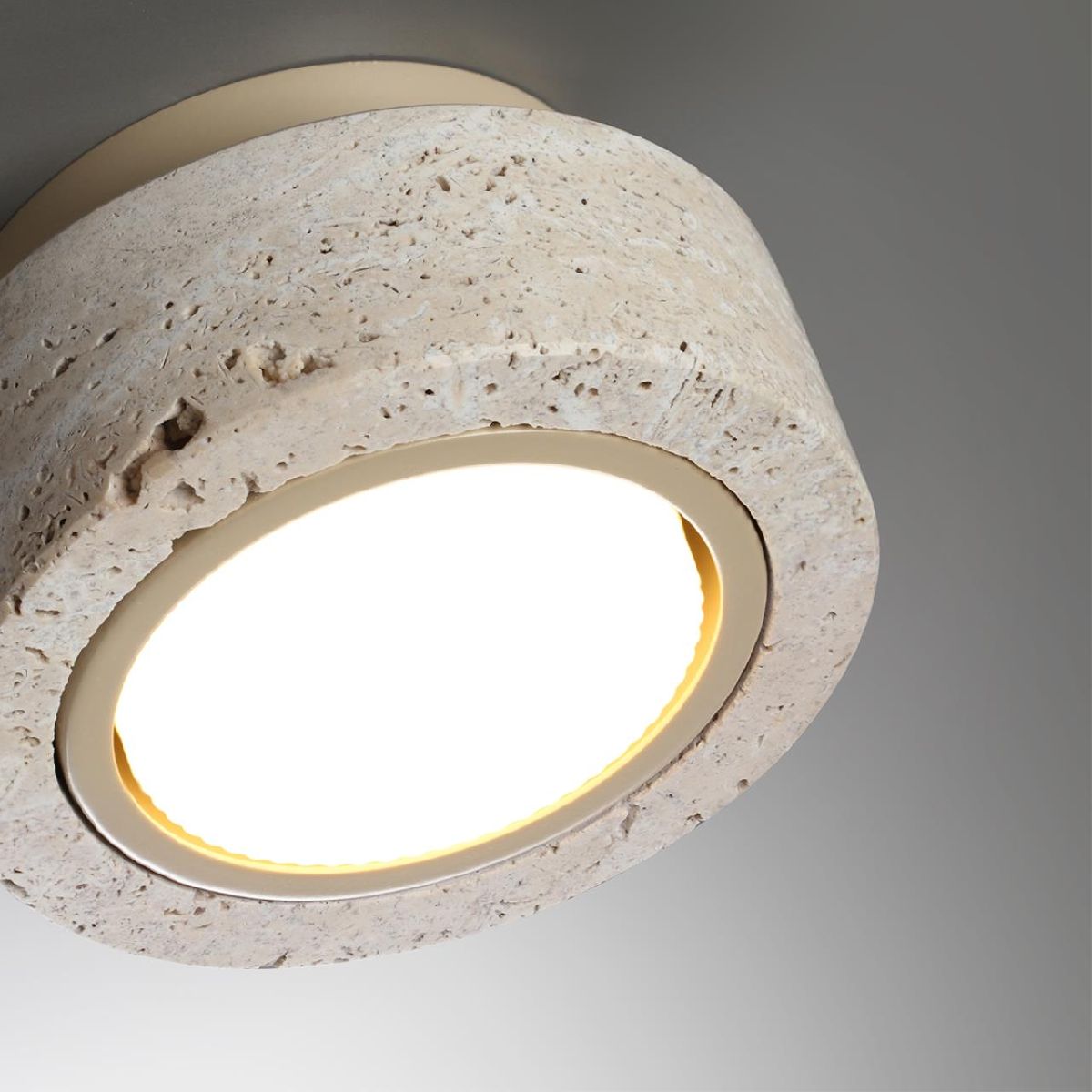 потолочный светильник odeon light hightech travertino 6625/1c