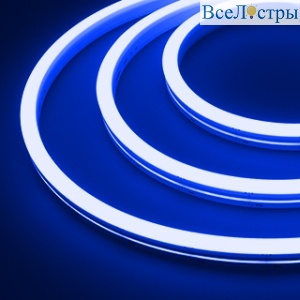 Лента герметичная Arlight MOONLIGHT-SIDE-A140-12x17mm 24V Blue (8 W/m, IP67, 2835, 5m, wire x1) 038799