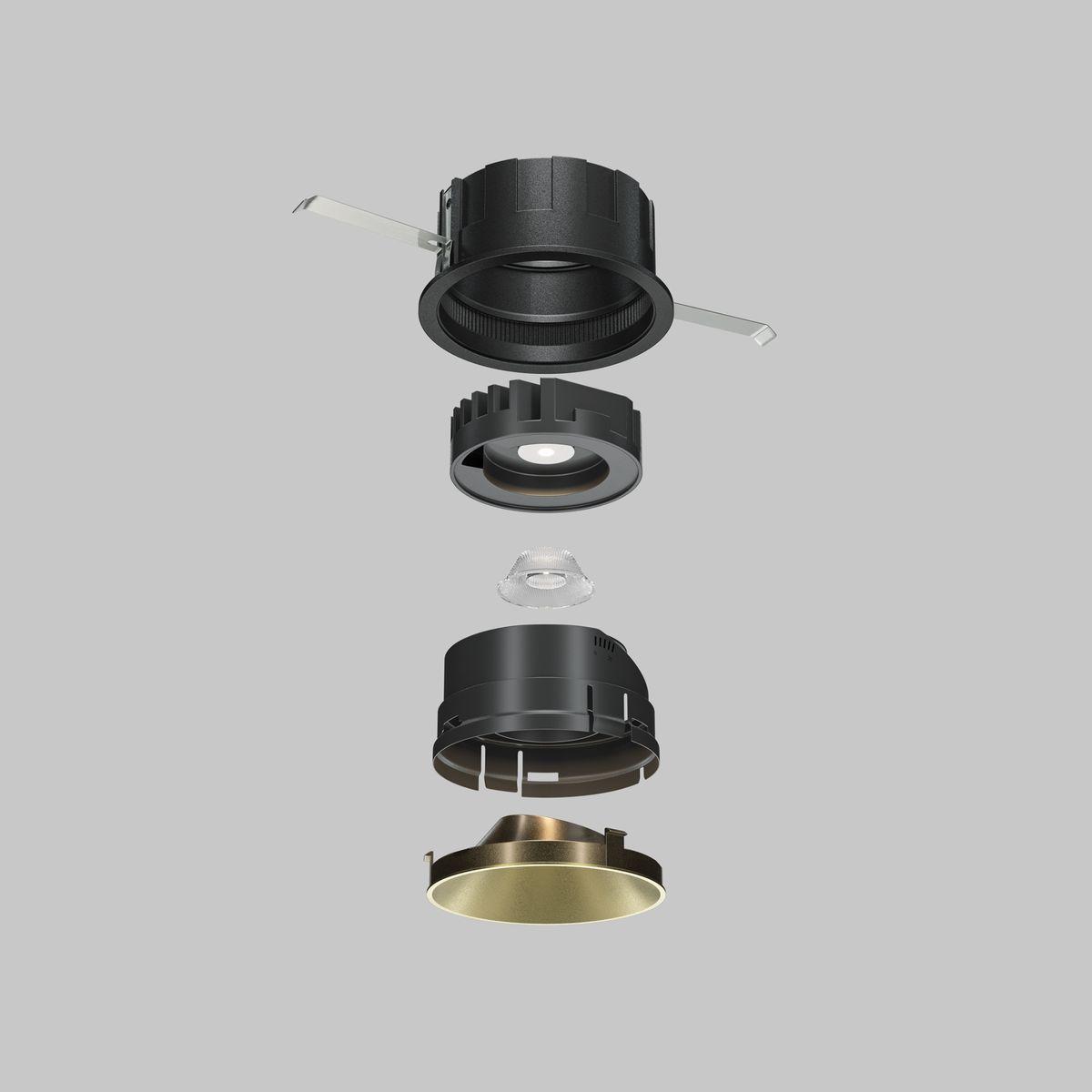 декоративная рамка-отражатель maytoni technical wise ring057-10-mg