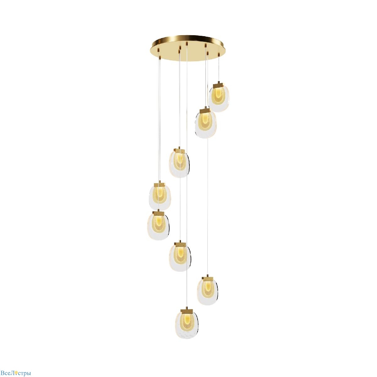 каскадная люстра maytoni biology mod367pl-l30bbsk