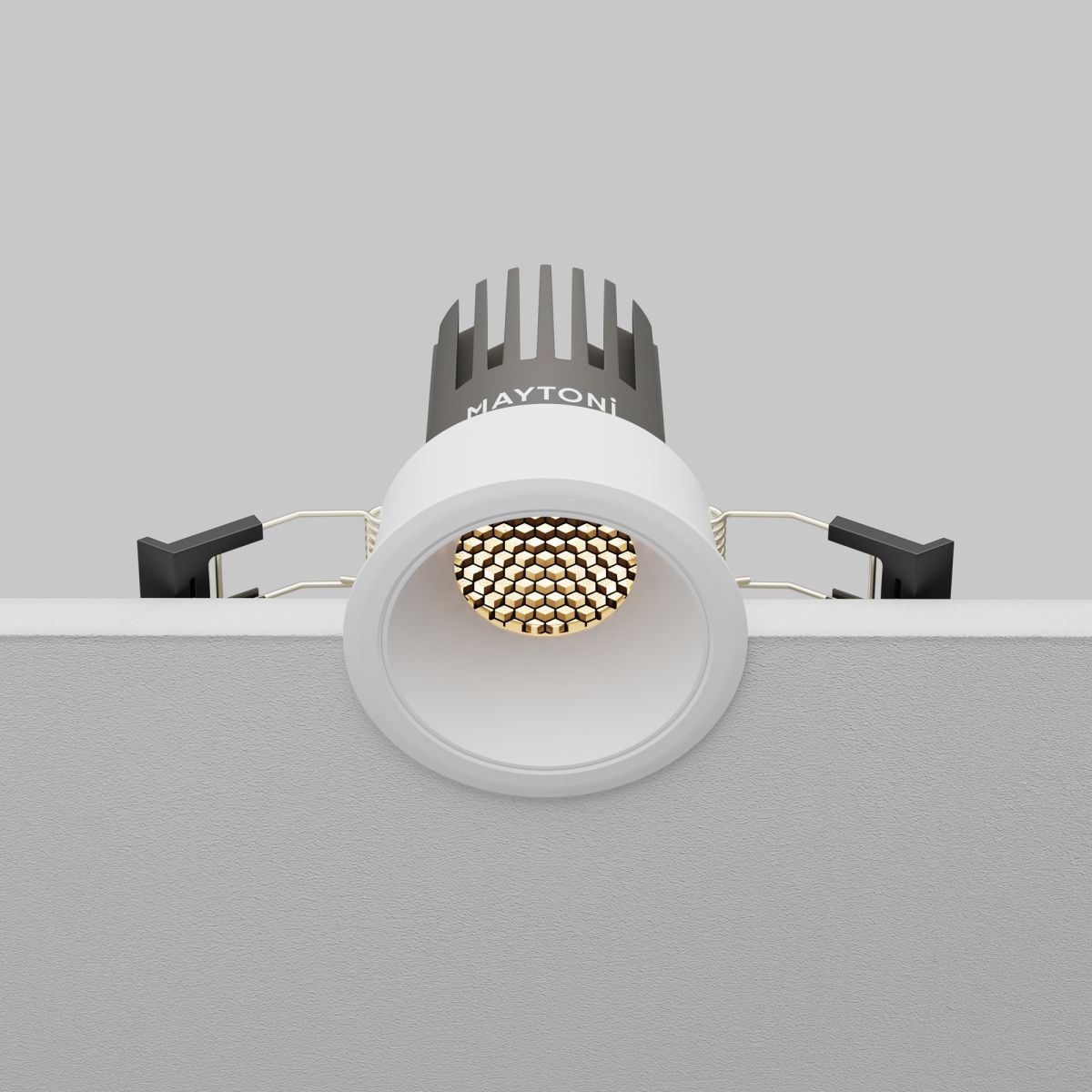 встраиваемый светильник maytoni technical dip dl115-10w-3k-w