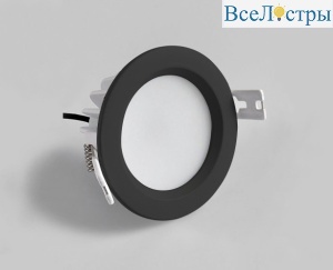 Встраиваемый светильник Italline IT08-8018 black 4000K