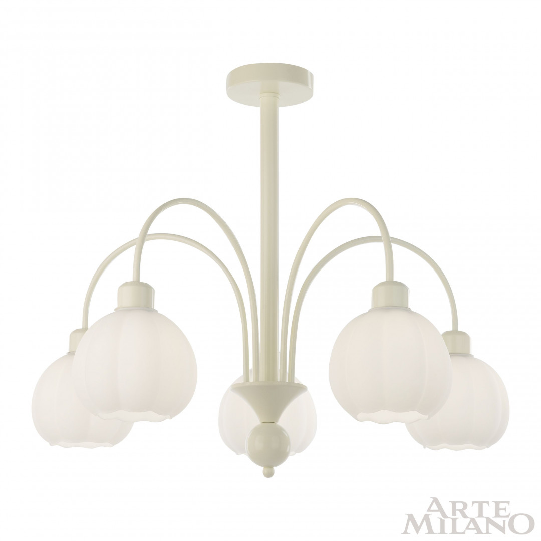люстра на штанге arte milano napoli 315066/d680/5 iv