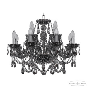 Подвесная люстра Bohemia Ivele Crystal 1411/8+4/195 Ni M731