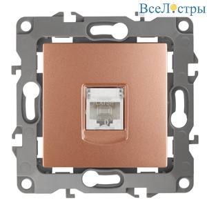 Розетка информационная RJ45 Эра 12-3107-14 Б0019352