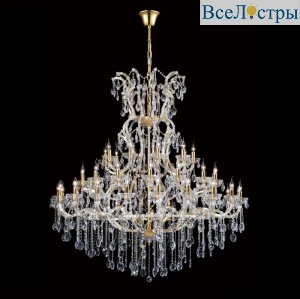 Каскадная люстра Crystal Lux Hollywood SP53 Gold