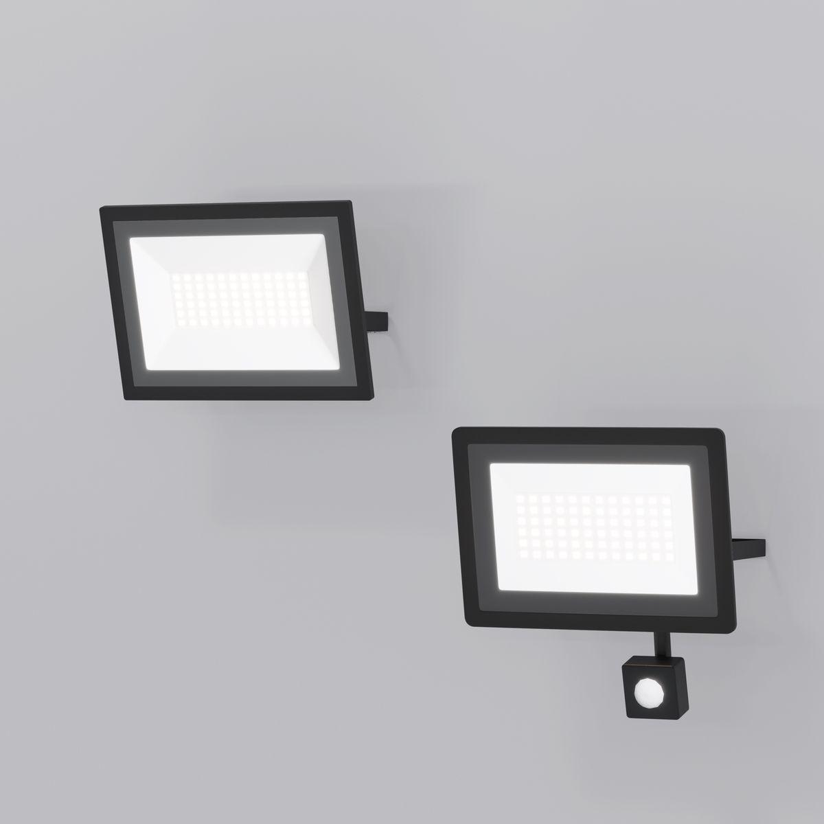 прожектор светодиодный maytoni flood 50w 6500k fl001-l50b6ksr