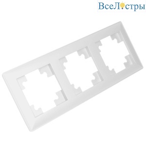 Рамка 3-постовая Stekker Катрин белый PFR00-7003-01 39794