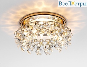 Встраиваемый светильник Ambrella Light K7070 CL/G