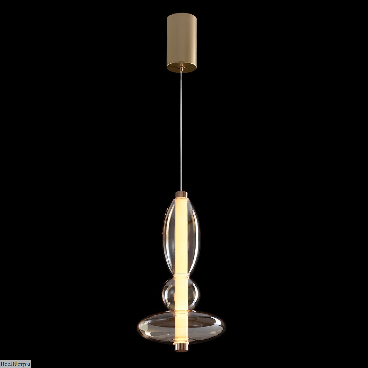 подвесной светильник crystal lux quasar sp10w led amber