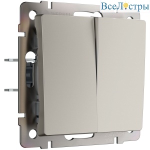 Выключатель двухклавишный Werkel W1220004 4690389211904 a069452