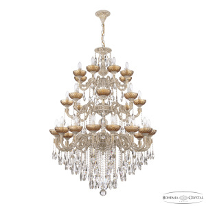 Подвесная люстра Bohemia Ivele Crystal AL79101/16+8+8/300/3d B WMG P Amber/M-1F