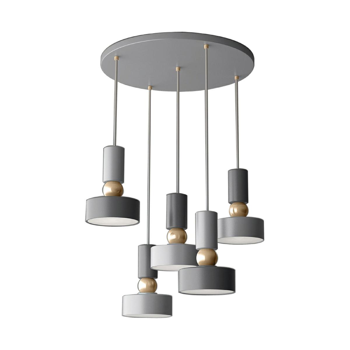 подвесная люстра maytoni void mod030pl-05gr