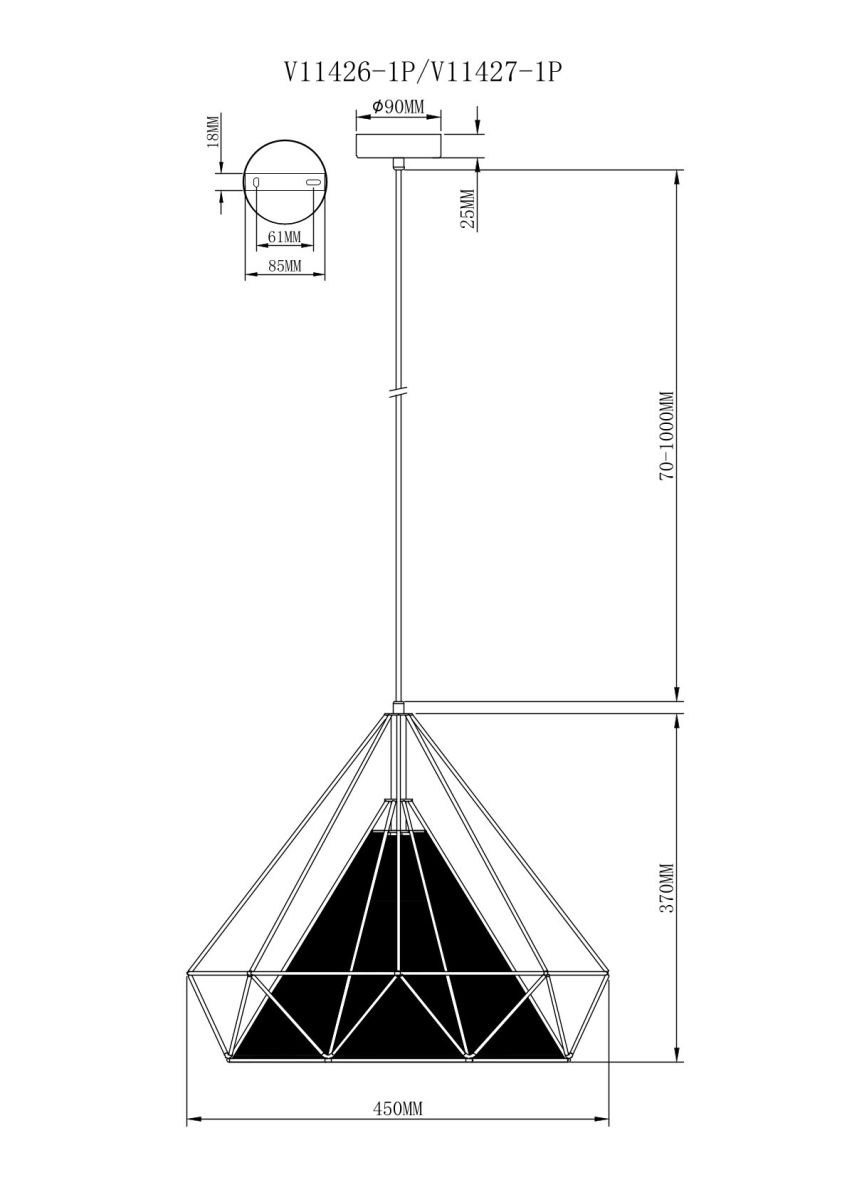 подвесной светильник moderli lia v11426-1p