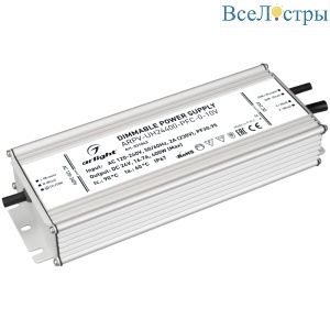 Блок питания Arlight ARPV-UH24400-PFC-0-10V (24V, 16.7A, 400W) 031043