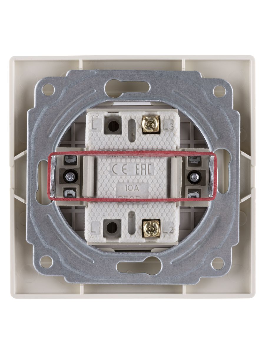 выключатель одноклавишный таймыр tdm electric sq1814-0101