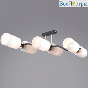 Потолочная люстра Illumico IL0809-6ASQ-25 BK AB NAPLES