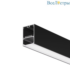 Профиль накладной-подвесной 50х70 (Черный, 2 м) Maytoni ALM-5070-B-2M