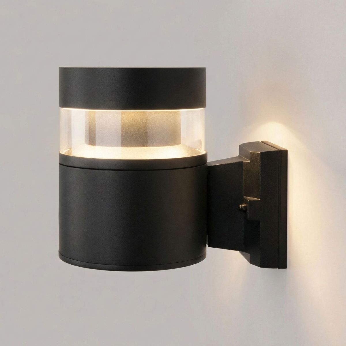 уличный настенный светильник elektrostandard 1530 techno led черный 4690389219139 a072083