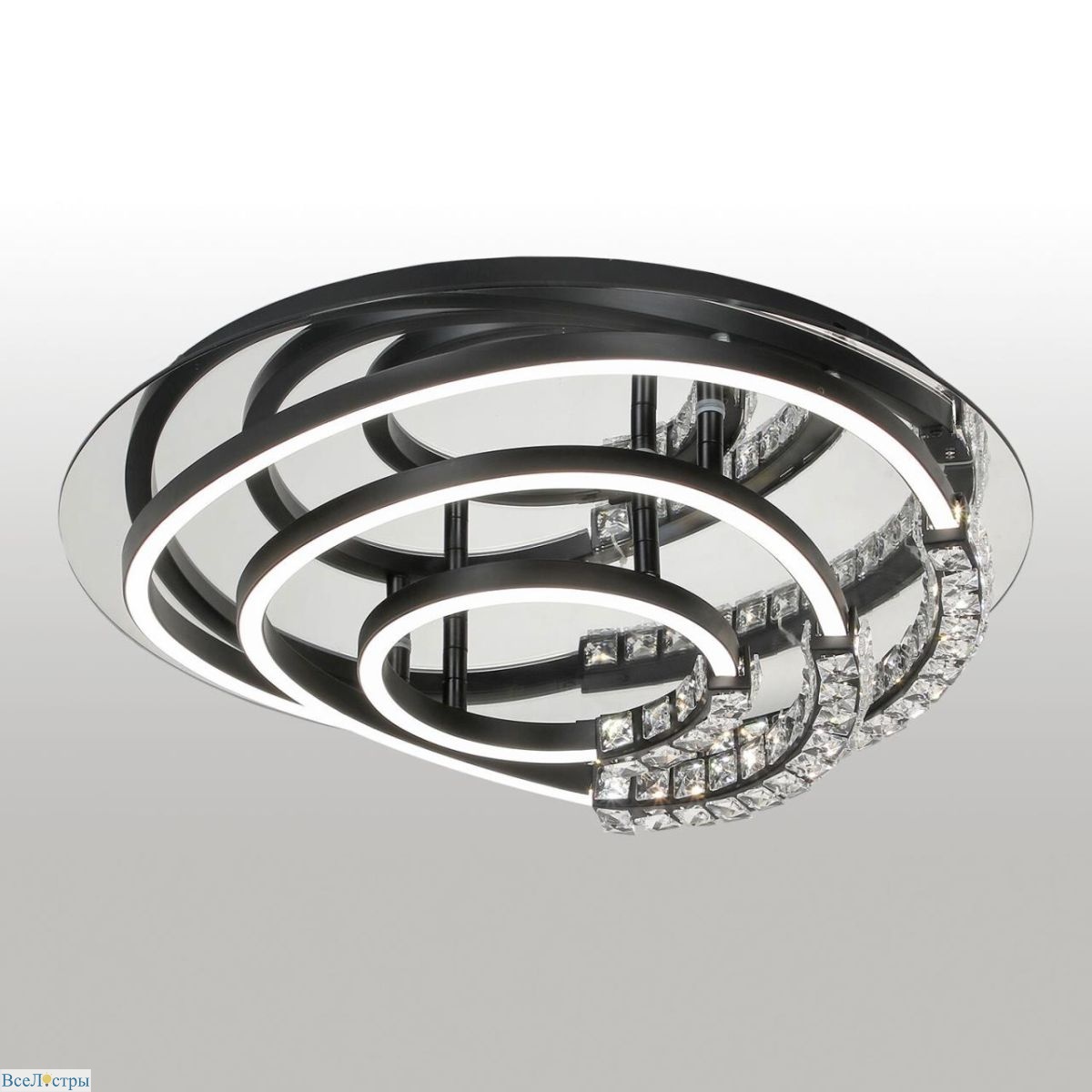 потолочная люстра lussole hardin lsp-7436