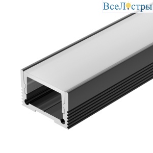 Алюминиевый профиль Arlight SL-SLIM20-H13-2000 BLACK 037112