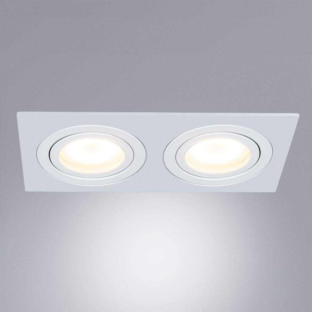 встраиваемый светильник arte lamp tarf a2168pl-2wh