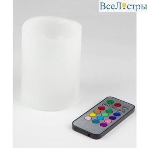 Фигурка светодиодная «Свеча» Uniel (UL-00007258) ULD-F052 RGB RC Candle