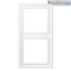 Рамка двухместная Jung LS982WWM