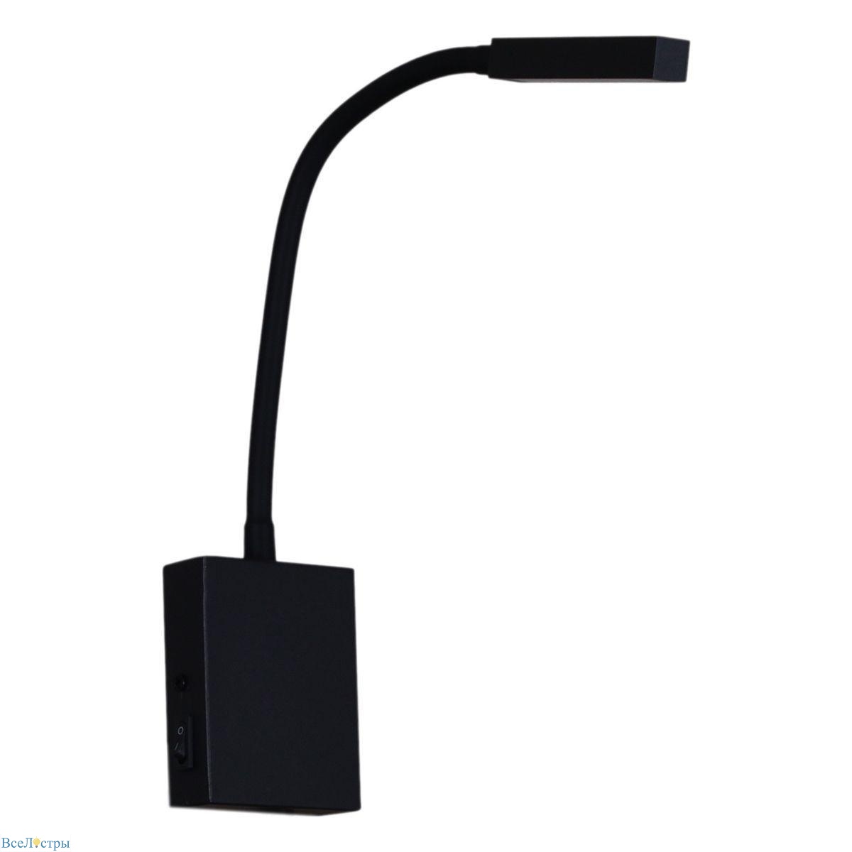 бра reluce 86205-9.2-001mn led5w bk