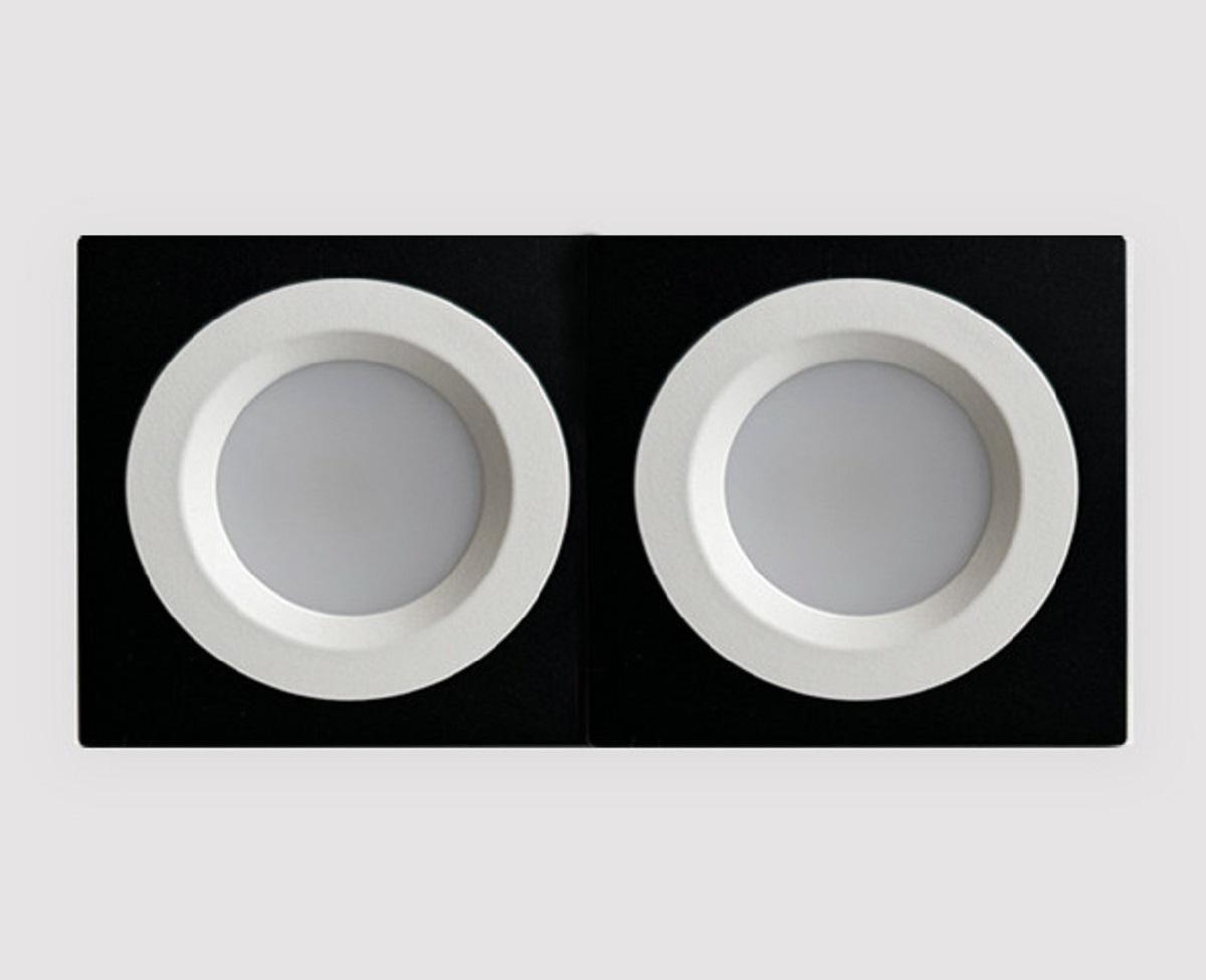 встраиваемый светодиодный светильник italline it08-8018 white 3000k