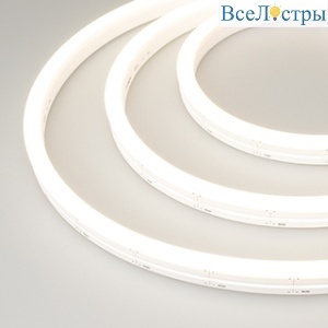 Лента герметичная Arlight MOONLIGHT-SIDE-A140-12x17mm 24V Day4000 (9.6 W/m, IP67, 2835, 5m, wire x1) 038797